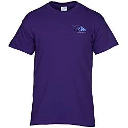 Gildan 5.3 oz. Cotton T-Shirt - Men's - Embroidered - Colors