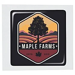 Dome Sticker - Square - 1-1/16" x 1-1/16"