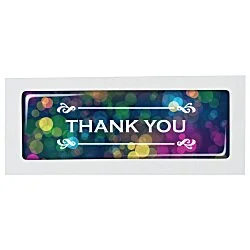 Dome Sticker - Rectangle - 1/2" x 1-1/2"