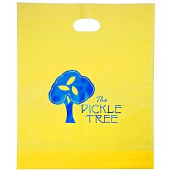 Colored Frosted Die-Cut Convention Bag - 18" x 15" - Foil