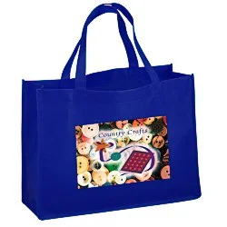 Celebration Shopping Tote - 12" x 16" - 18" Handles - Full Color