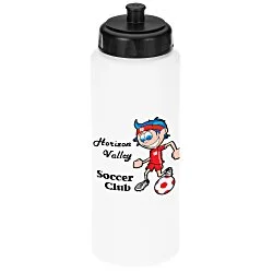 Full Color Sport Bottle with Push Pull Lid - 32 oz.