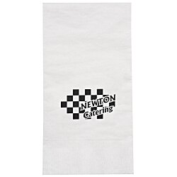 Dinner Napkin - 1-ply - 1/8 Fold - White