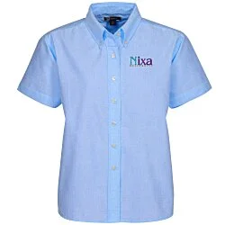 Blue Generation Short Sleeve Oxford - Ladies' - Solid