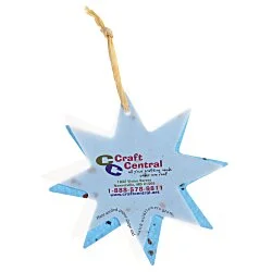 Seeded Paper Ornament - Star