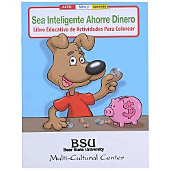 Be Smart, Save Money Coloring Book - Spanish