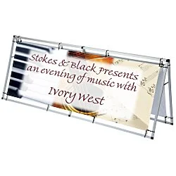 A-Frame Pro Outdoor Banner Sign - 8'