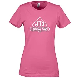 Next Level Fitted 4.3 oz. Crew T-Shirt - Ladies' - Screen