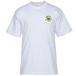 Bayside T-Shirt - White - Embroidered