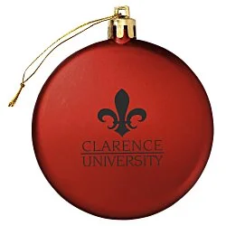 Satin Flat Ornament