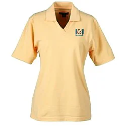 Superblend Johnny Collar Pique Polo - Ladies'