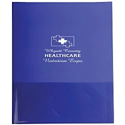 Tri Pocket Poly Presentation Folder