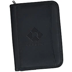 DuraHyde Zippered Jr. Padfolio - Debossed