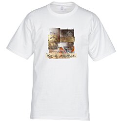 Hanes Authentic T-Shirt - Full Color - White - 24 hr