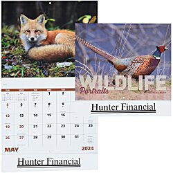 Wildlife Portraits Calendar - Stapled