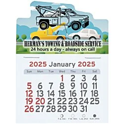 Peel-N-Stick Calendar - Tow Truck