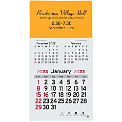 Peel-N-Stick Calendar - Rectangle - 3 Month