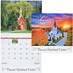 Scenic Churches Calendar - Stapled