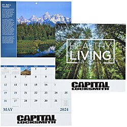 Healthy Living Calendar - Stapled