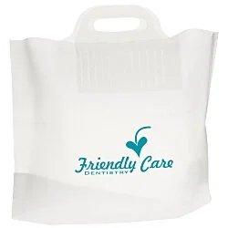 Soft Bridge Handle Plastic Bag - 12" x 16"