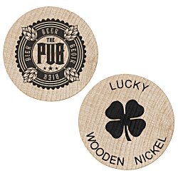 Wooden Nickel - Lucky