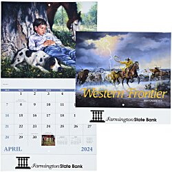 Western Frontier Calendar - Stapled