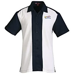 Harriton Two-Tone Bahama Cord Camp Shirt