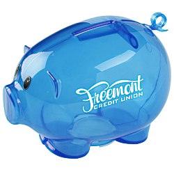 Action Piggy Bank - Translucent