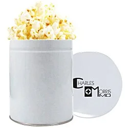 1 Quart Gourmet Popcorn Tin - Kettle Corn