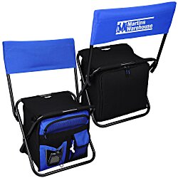24-Can Cooler Chair with Back Rest