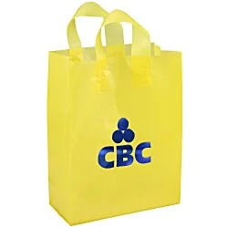Soft-Loop Frosted Shopper - 13" x 10" - Foil