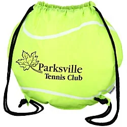 Game Time! Tennis Ball Drawstring Backpack
