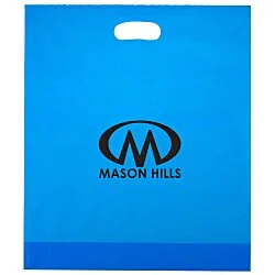 Colored Frosted Die-Cut Convention Bag - 18" x 15"