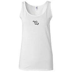 Gildan Softstyle Tank Top - Ladies' - White - Screen