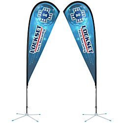 Indoor Sail Sign - 8' - Two-Sided