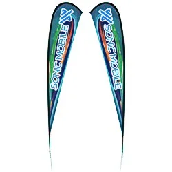Outdoor Sail Sign - 14' - Two Sided
