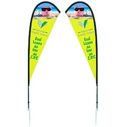 Outdoor Sail Sign - 8' - Two Sided