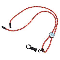 Nylon Power Cord Lanyard - Round - Multi