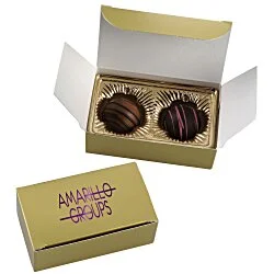 Truffles - 2-Pieces - Gold Box