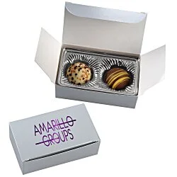 Truffles - 2-Pieces - Silver Box