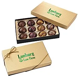 Truffles - 12-Pieces - Gold Box