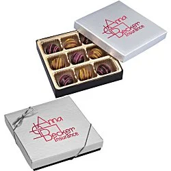 Truffles - 9-Pieces - Silver Box