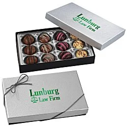 Truffles - 12-Pieces - Silver Box