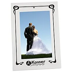 Laminated Photo Frame - 6" x 4" - White