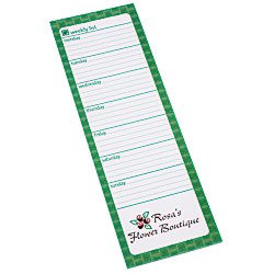 Souvenir Magnetic Manager Notepad - Weekly - 25 Sheet
