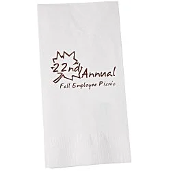 Dinner Napkin - 2-ply - 1/8 Fold - White