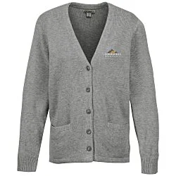 Acrylic V-Neck Cardigan - Ladies'