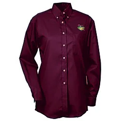 Soil Release Button Down Poplin Shirt - Ladies' - 24 hr