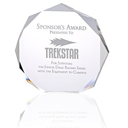 Enterprise Octagon Acrylic Award