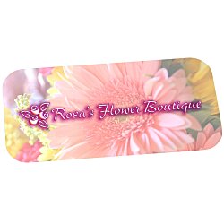 Full Color Name Badge - Rectangle - Pin